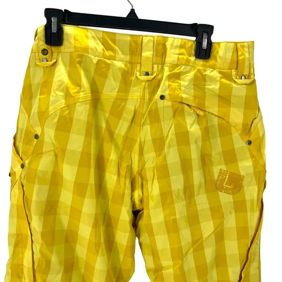 Burton Women’s Ski Snowboard Snow Pants Checkered Size Medium - Picture 4 of 15